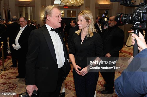 News anchor Sara Haines and photographer Patrick McMullan attend the 60th International Debutante Ball at The Waldorf=Astoria on December 29, 2014 in...