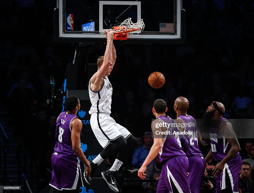 Sacramento Kings v Brooklyn Nets