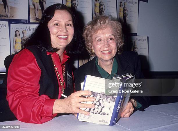 Berniece Baker Miracle and daughter Mona Rae Miracle attend the 94th Annual American Booksellers Association Convention and Trade Show on May 28,...