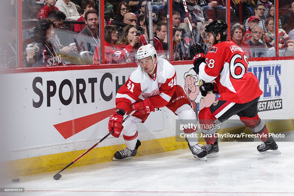 Detroit Red Wings v Ottawa Senators