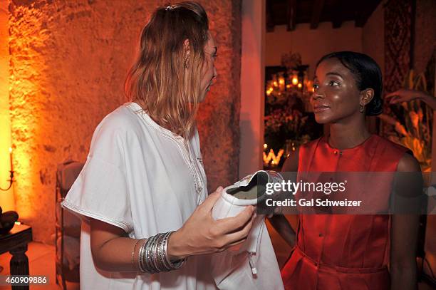 Genevieve Jones during the Pre New Year´s Affair in celebration of the Opening of W Bogotá held at Casa de las Ruinas on December 29 2014 in...