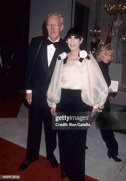 Actress Peggy Moffitt and husband William Claxton attend the Sixth Annual Fire & Ice Ball to Benefit the Revlon/UCLA Women's Cancer Research Program...