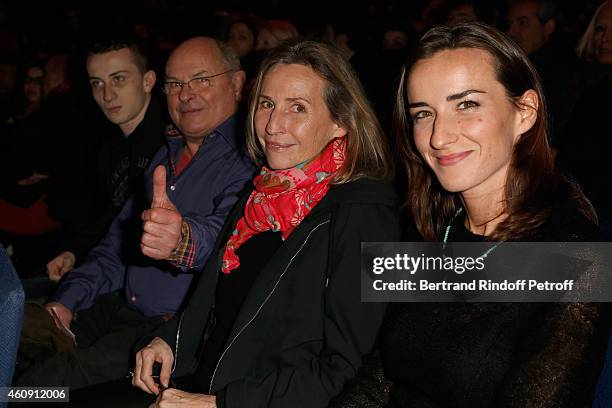 V attend the Laurent Gerra Show, at Palais des Sports on December 27, 2014 in Paris, France.