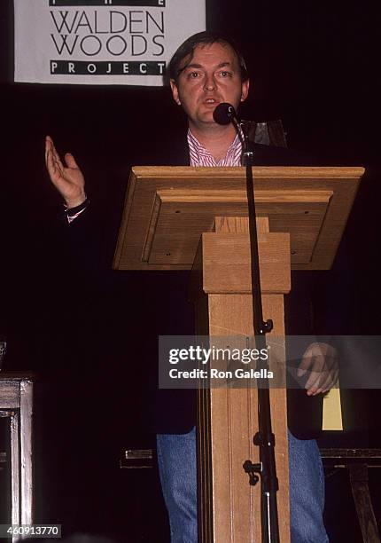 Music critic Dave Marsh attends Longmeadow Press' "Heaven Is Under Our Feet: A Book for Walden Woods" Book Party on October 17, 1991 at the New York...