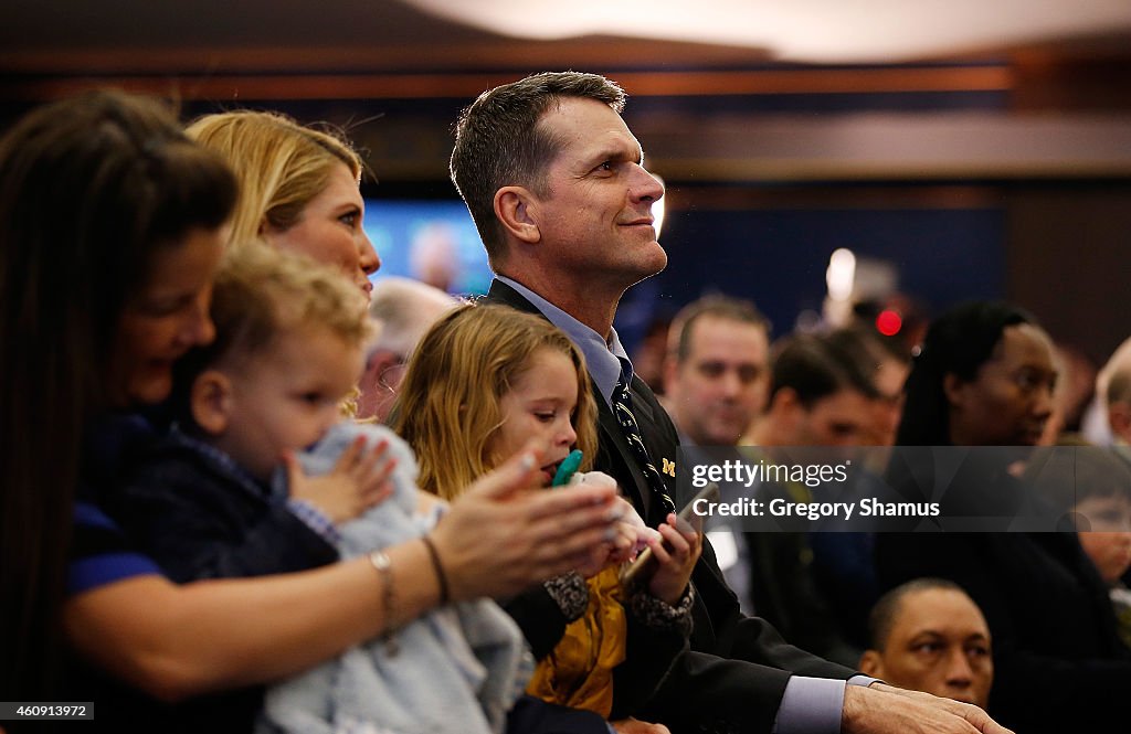 University of Michigan Introduces Jim Harbaugh