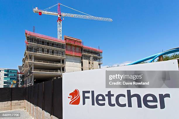 Fletcher Building Limited constructing the new Fonterra Headquarters on December 29, 2014 in Auckland, New Zealand. The NZX 50 Index is the main...