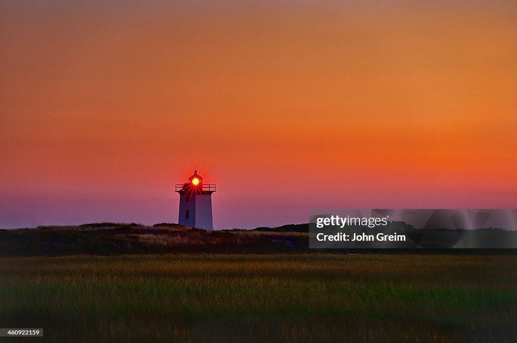 Wood End Lighthouse at sunset...