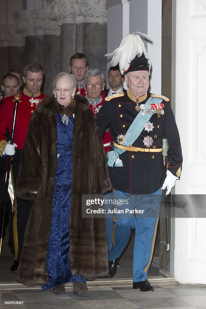 Queen Margrethe Of Denmark Holds New Year's Levee For Diplomats