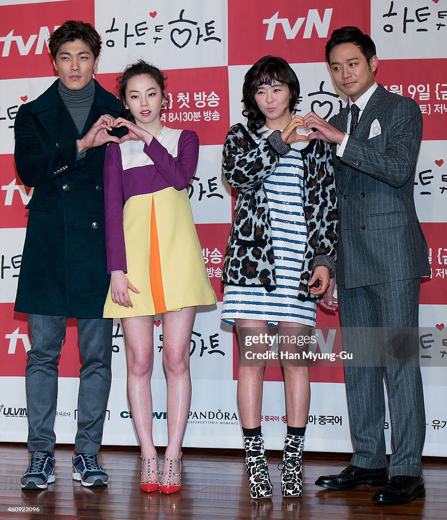 TvN Drama "Heart To Heart" Press Conference In Seoul