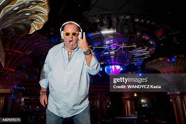 Different views of Saint-Tropez on the south of France, DJ Jack-E at the nightclub Les Caves du Royo on July 13, 2014.