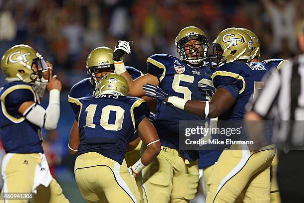 Touchdown Ga Tech Synjyn Photos and Premium High Res Pictures - Getty Images