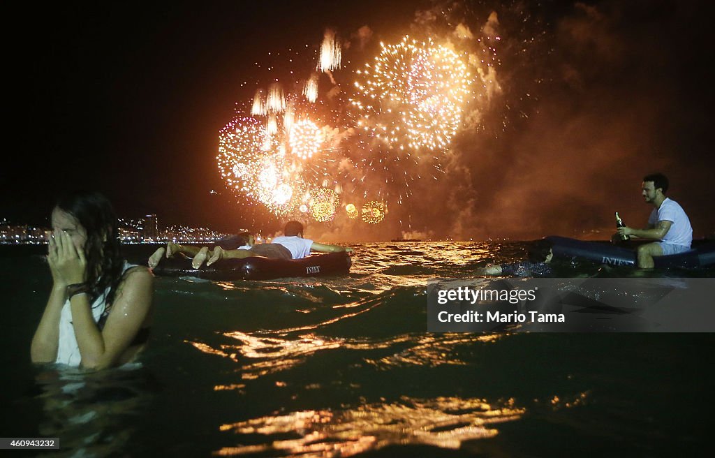 Rio De Janeiro Celebrates The New Year