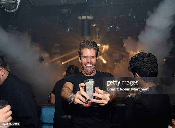Perez Hilton Hosts New Year's Eve 2015 at Santos Party House on December 31, 2014 in New York City.