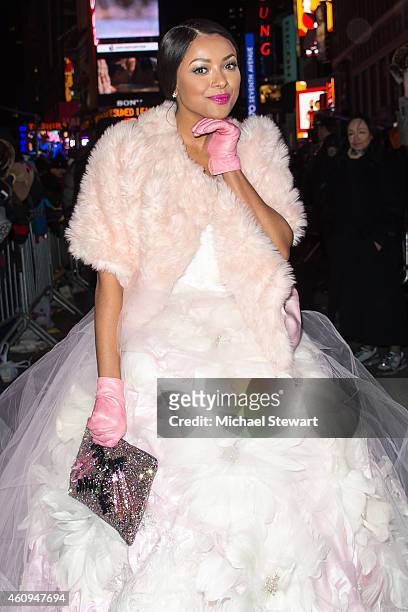 Actress Kat Graham attends New Year's Eve 2015 in Times Square at Times Square on December 31, 2014 in New York City.