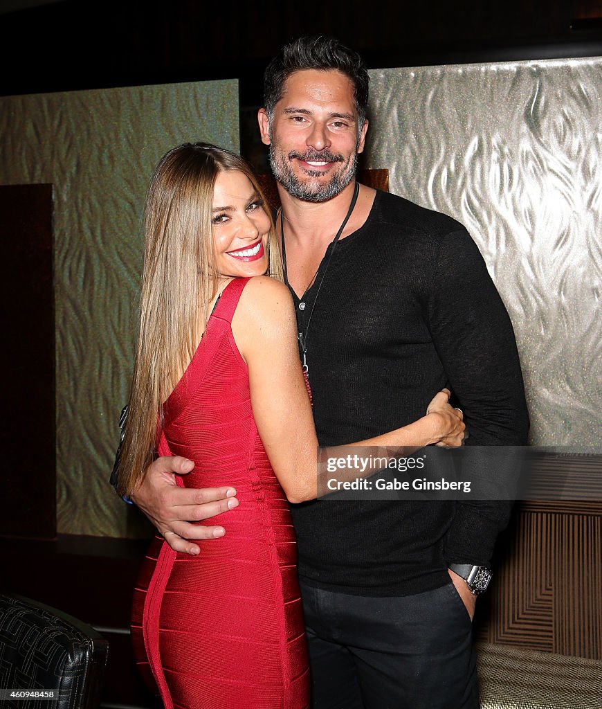 Sofia Vergara, Joe Manganiello, Arnold Schwarzenegger, Heather Milligan, Miley Cyrus And Patrick Schwarzenegger Ring In The New Year At Planet Hollywood Resort & Casino