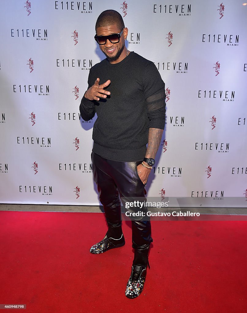 Usher Hosts E11EVEN Miami's NYE Celebration