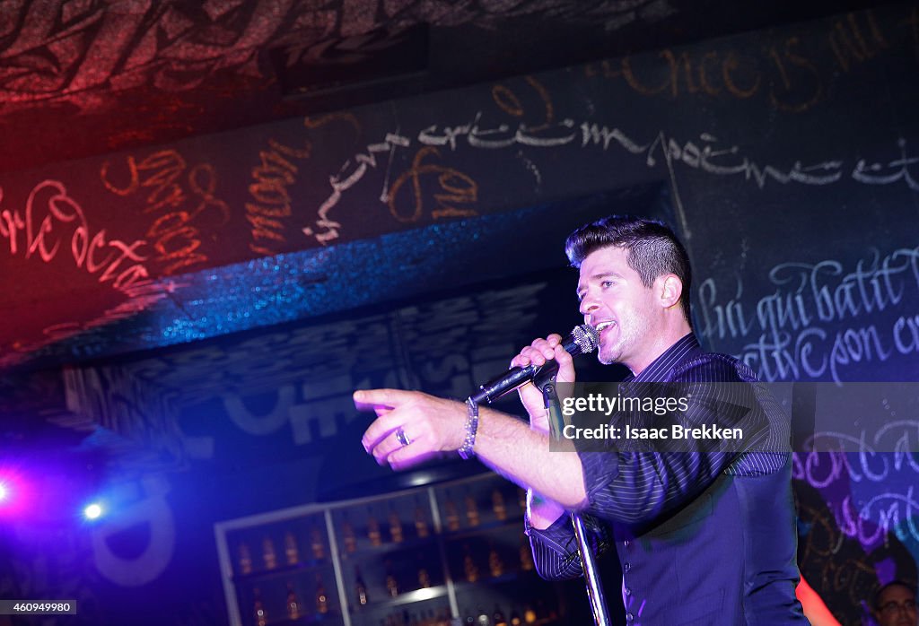 NYE At Foxtail Nightclub With Robin Thicke