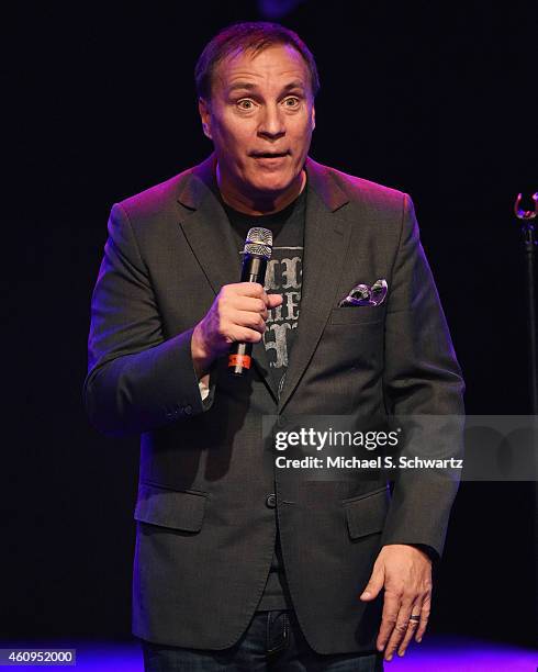 Comedian Craig Shoemaker performs during his appearance at The Canyon Club on December 31, 2014 in Agoura Hills, California.