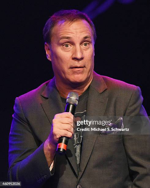 Comedian Craig Shoemaker performs during his appearance at The Canyon Club on December 31, 2014 in Agoura Hills, California.