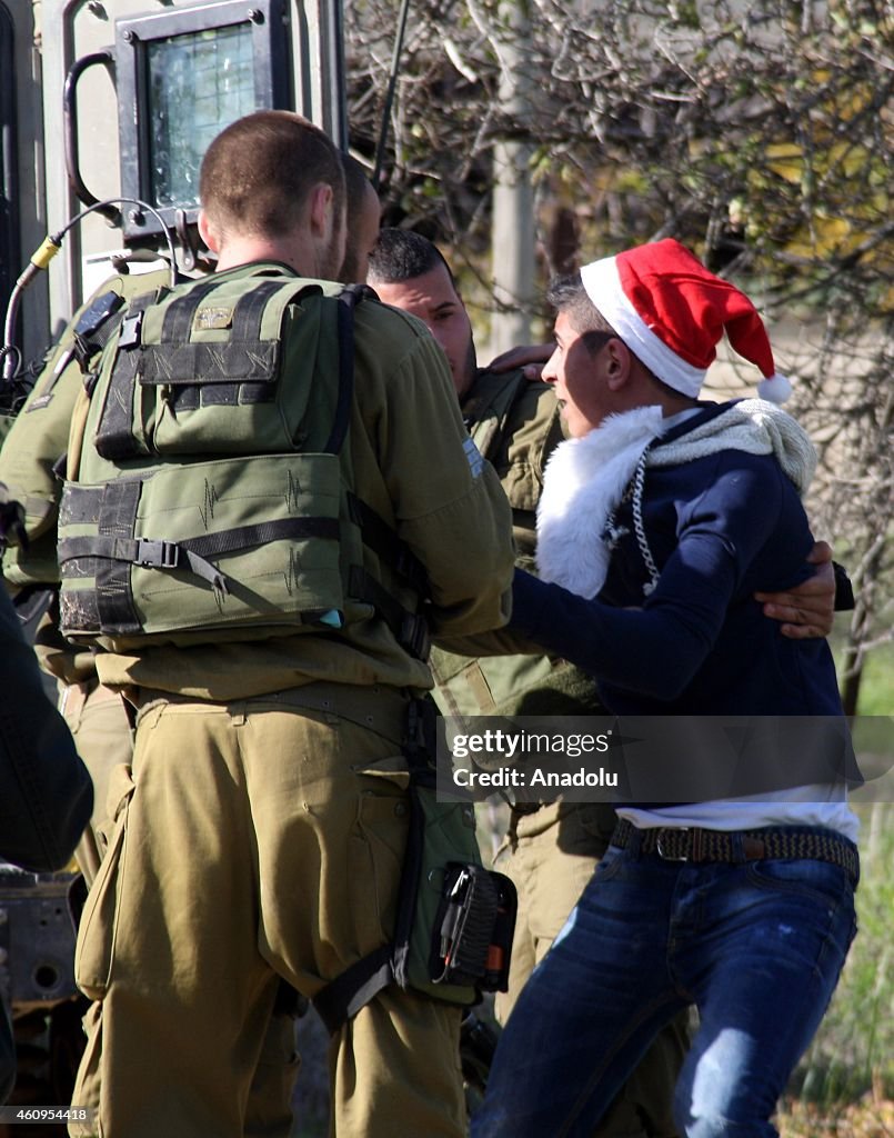 Palestinians stage demonstration in Nablus