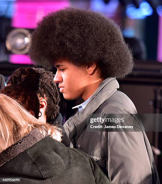 Dante De Blasio attends New Year's Eve 2015 in Times Square on December 31, 2014 in New York City.