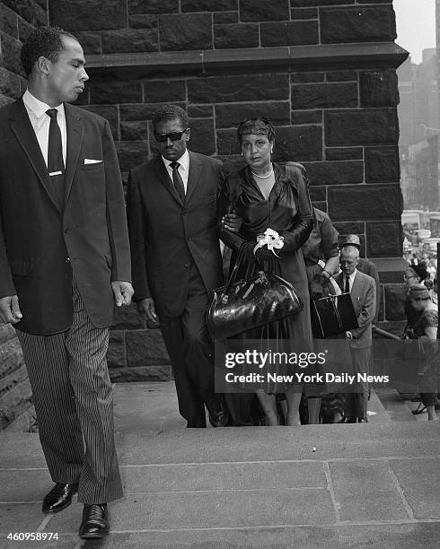 Billie Holiday Funeral at St. Paul the Apottle Church on 60 St. & Columbus Ave. - Louis McKay and half sister Kay Kelly