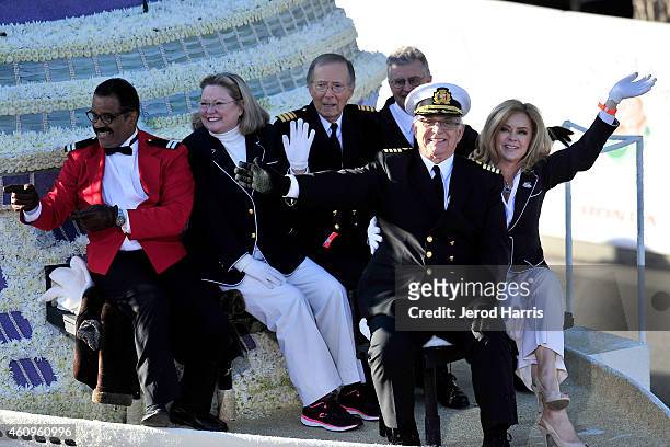 The original cast of 'The Love Boat' participates in The 2015 Tournament Of Roses Parade on January 1, 2015 in Pasadena, California.