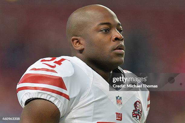 Zack Bowman of the New York Giants prior to a game against the St. Louis Rams at the Edward Jones Dome on December 21, 2014 in St. Louis, Missouri.