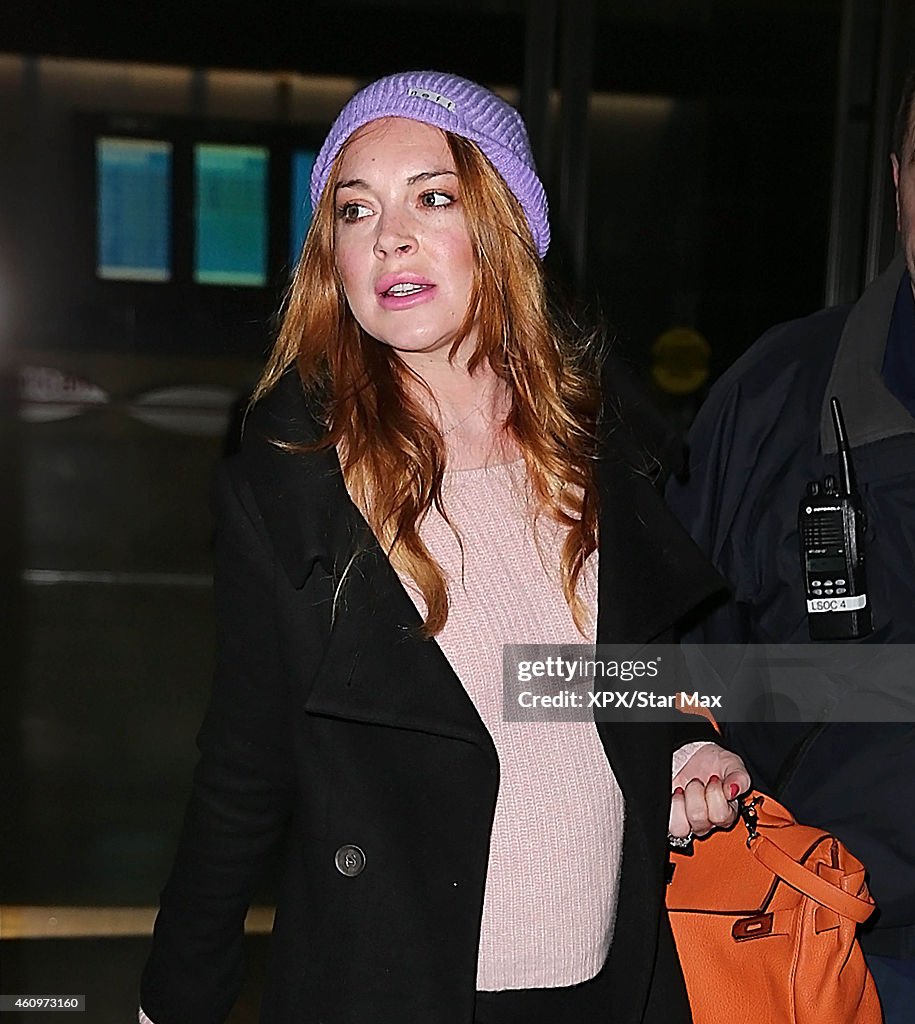 Celebrity Sightings In New York City - December 30, 2014