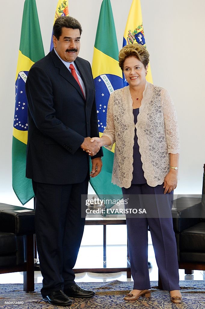 BRAZIL-VENEZUELA-ROUSSEFF-MADURO