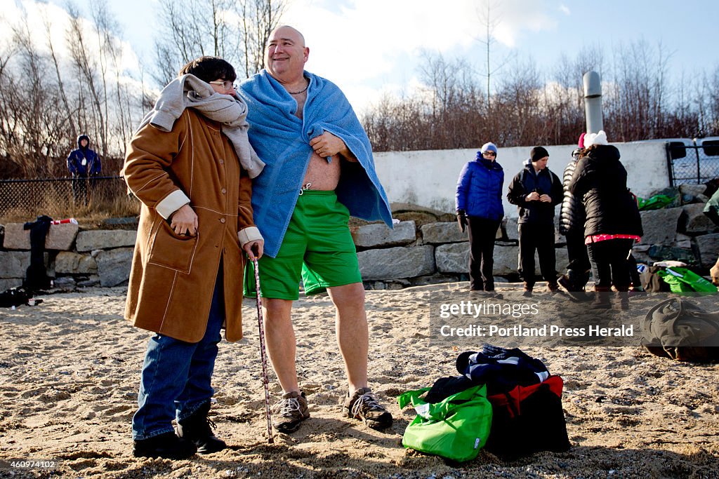 Polar Dip on East End Beach