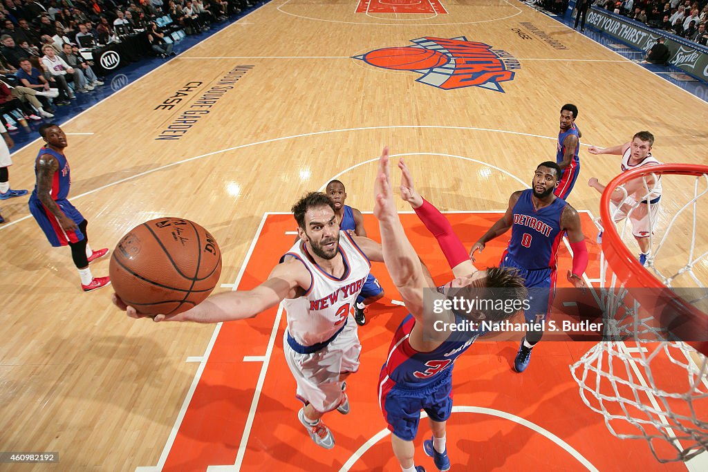 Detroit Pistons v New York Knicks