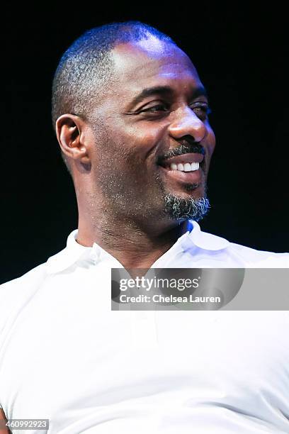 Actor Idris Elba attends the 25th annual Palm Springs Film Festival - Talking Pictures on January 5, 2014 in Palm Springs, California.