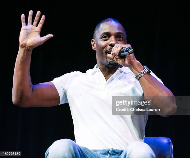 Actor Idris Elba attends the 25th annual Palm Springs Film Festival - Talking Pictures on January 5, 2014 in Palm Springs, California.