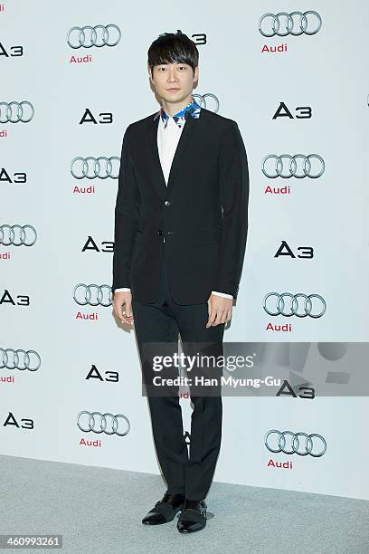 South Korean pianist, Jeon Yoon-Han attends the launch event for Audi's new A3 sedan on January 6, 2014 in Seoul, South Korea.