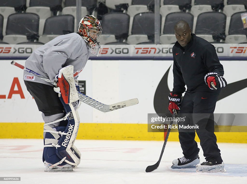 Team Canada practice