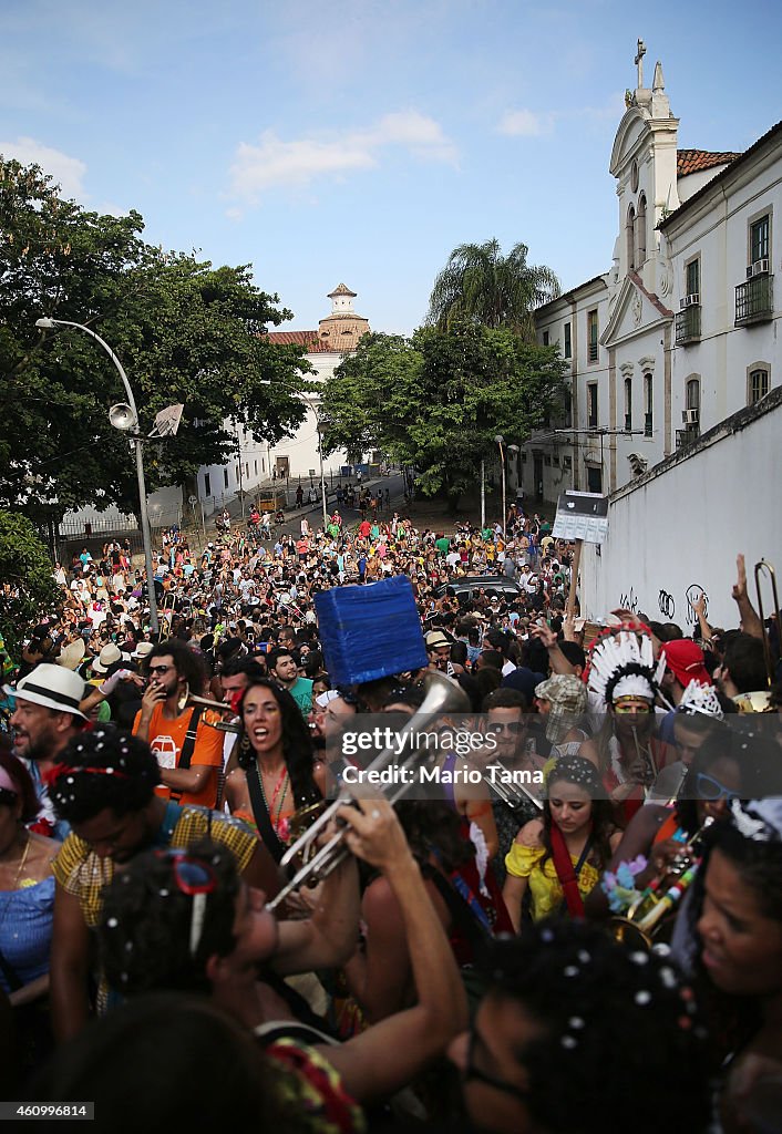 Street Parties Mark Unofficial Opening Of Rio's Carnaval Season
