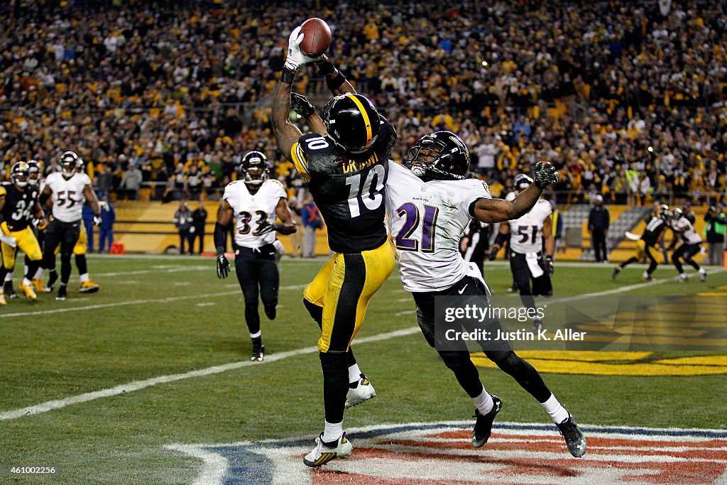 Wild Card Playoffs - Baltimore Ravens v Pittsburgh Steelers