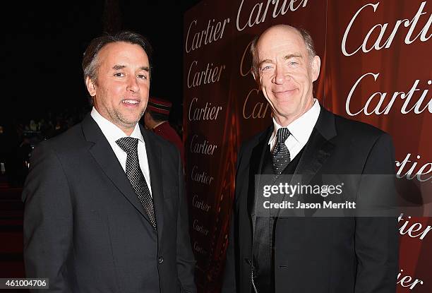 Director Richard Linklater and actor J.K. Simmons attend the 26th Annual Palm Springs International Film Festival Awards Gala at Palm Springs...