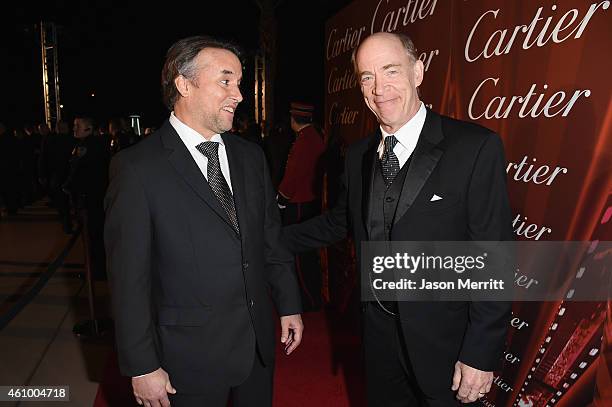 Director Richard Linklater and actor J.K. Simmons attend the 26th Annual Palm Springs International Film Festival Awards Gala at Palm Springs...