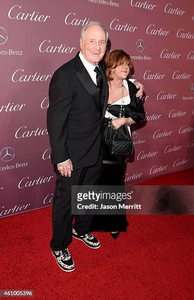 Jerry Weintraub and Susan Ekins attend the 26th Annual Palm Springs International Film Festival Awards Gala at Parker Palm Springs on January 3, 2015...