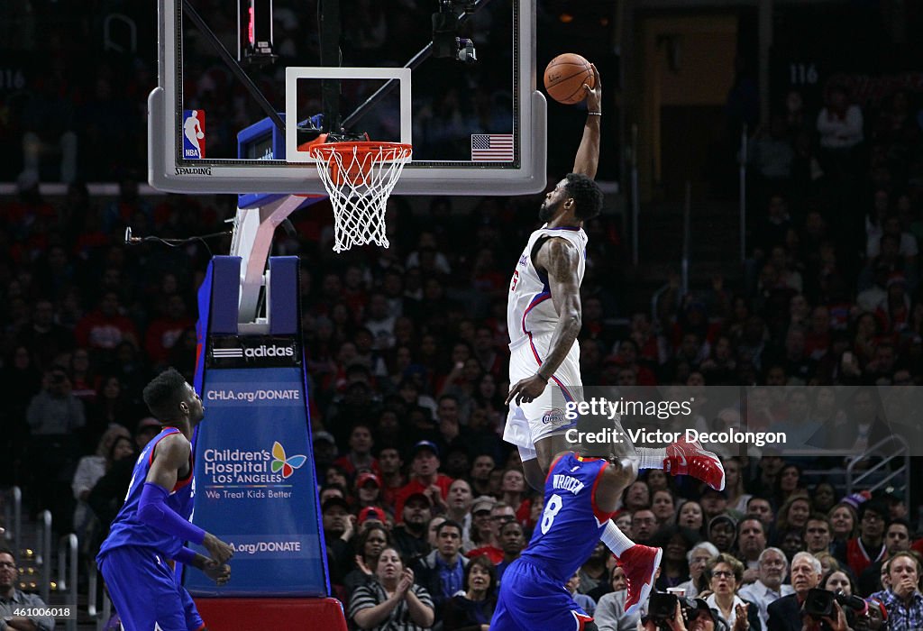 Philadelphia 76ers v Los Angeles Clippers