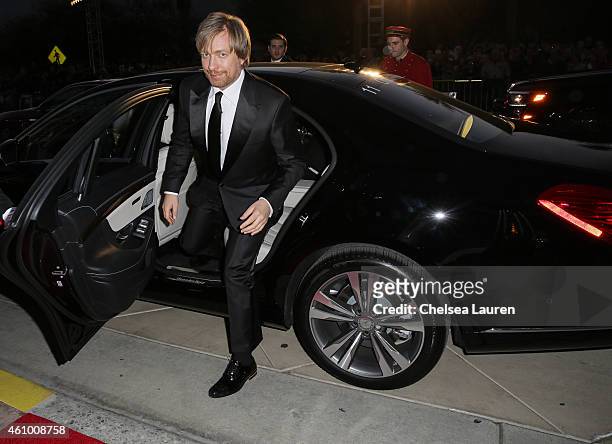 Director Morten Tyldum arrives with Mercedes-Benz at the 26th annual Palm Springs International Film Festival Awards Gala on January 3, 2015 in Palm...