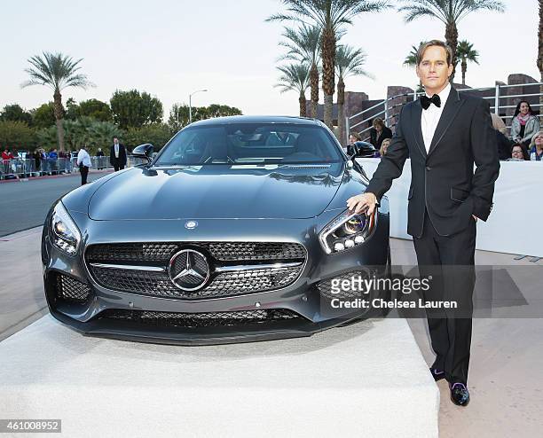Actor Phillip P. Keene arrives with Mercedes-Benz at the 26th annual Palm Springs International Film Festival Awards Gala on January 3, 2015 in Palm...