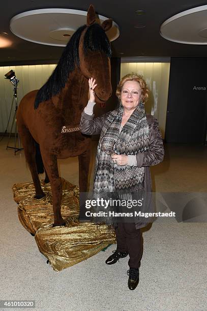 Loni von Friedl attends 'Apassionata - Die goldene Spur' Munich Premiere at Olympiahalle on January 3, 2015 in Munich, Germany.