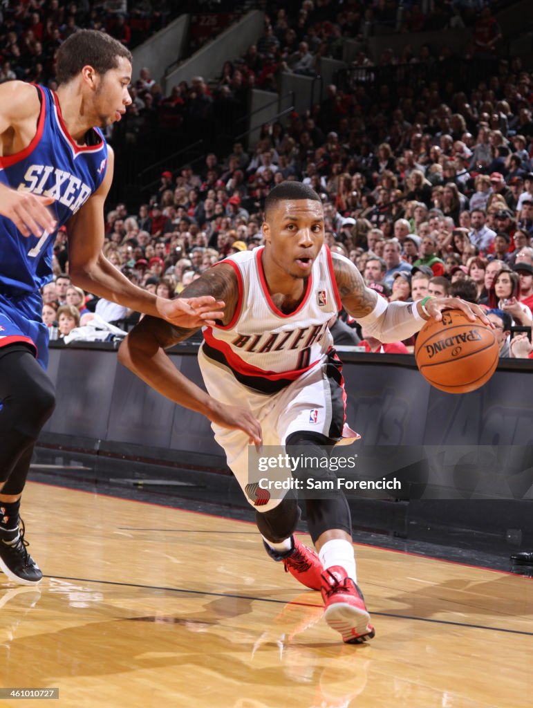 Philadelphia 76ers v Portland Trail Blazers