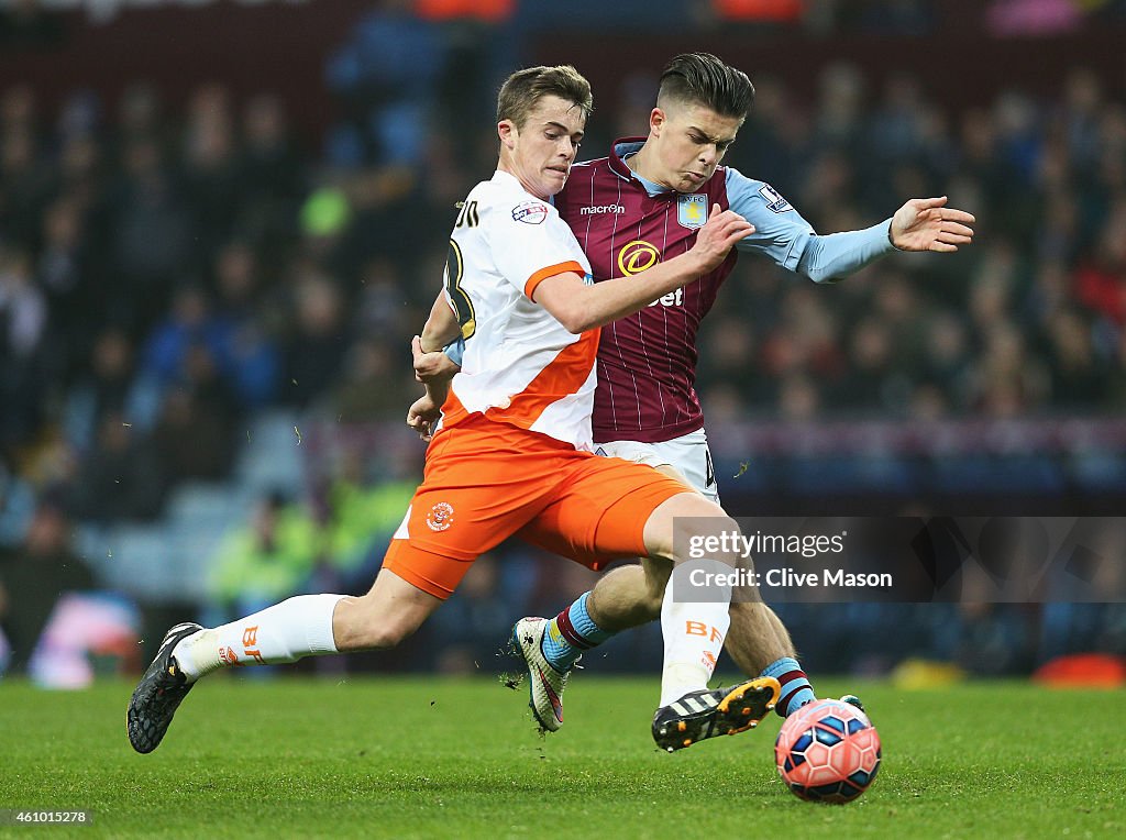 Aston Villa v Blackpool - FA Cup Third Round