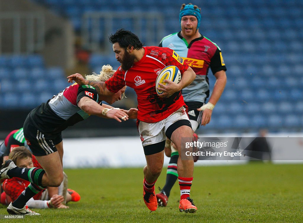 London Welsh v Harlequins - Aviva Premiership