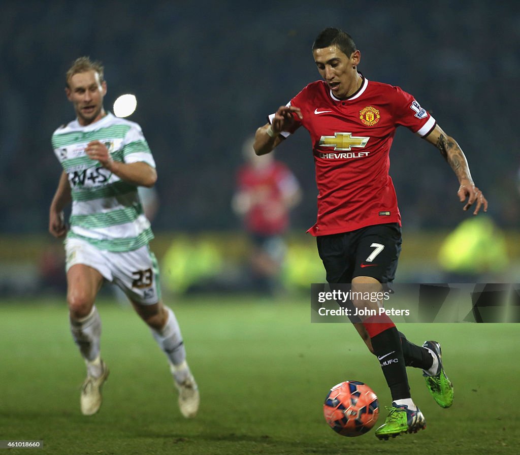 Yeovil Town v Manchester United - FA Cup Third Round