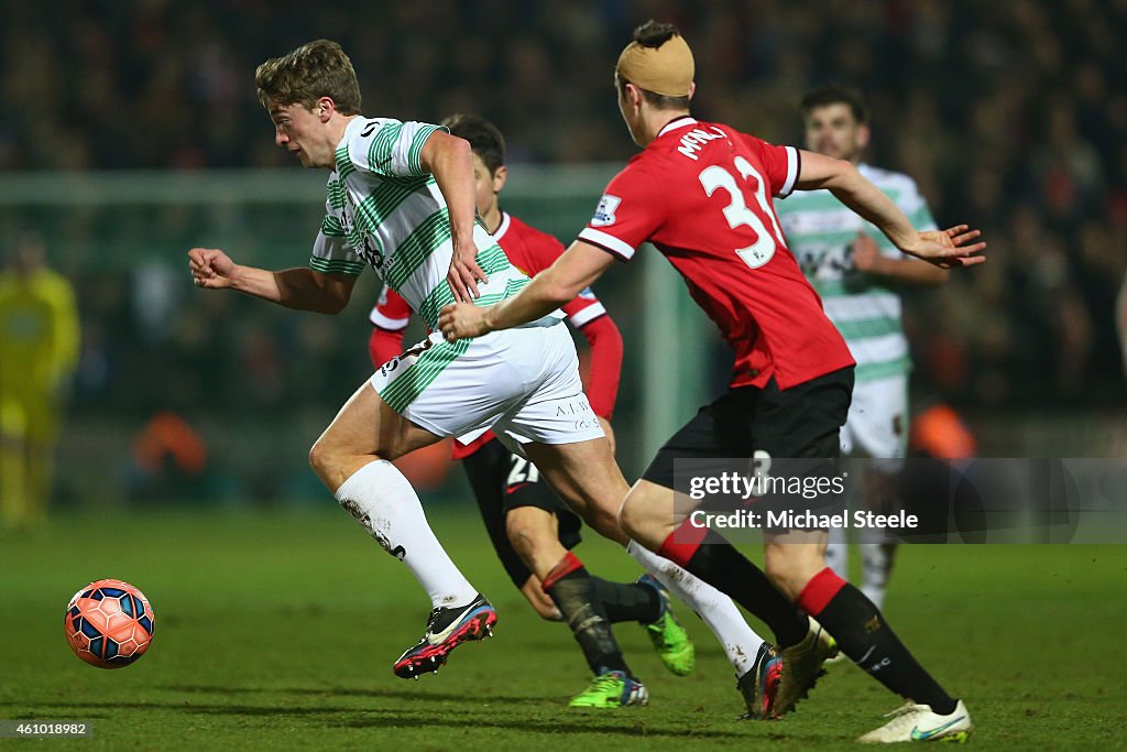 Yeovil Town v Manchester United - FA Cup Third Round